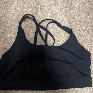 Lululemon energy bra. 12. Black.